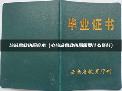 辦理出境旅游業(yè)務營業(yè)執(zhí)照 所需資料全解析與樣本參考