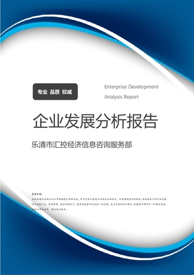 樂清市匯控經(jīng)濟(jì)信息咨詢服務(wù)部 企業(yè)定位、業(yè)務(wù)發(fā)展與市場(chǎng)前景分析報(bào)告